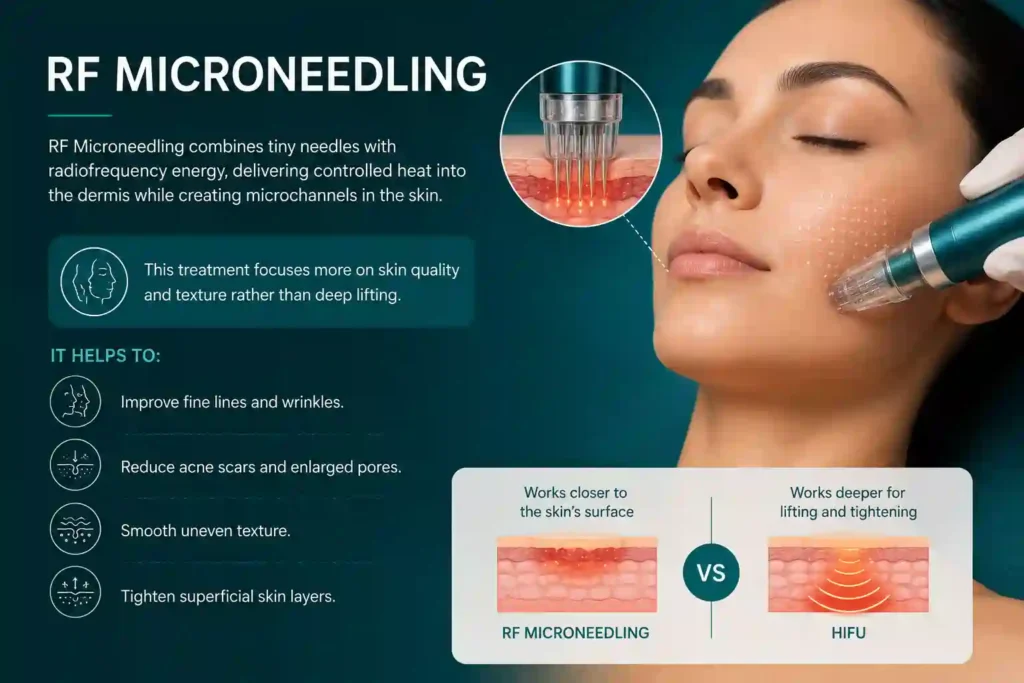 What Does RF Microneedling Do That HIFU Alone Cannot East Retford