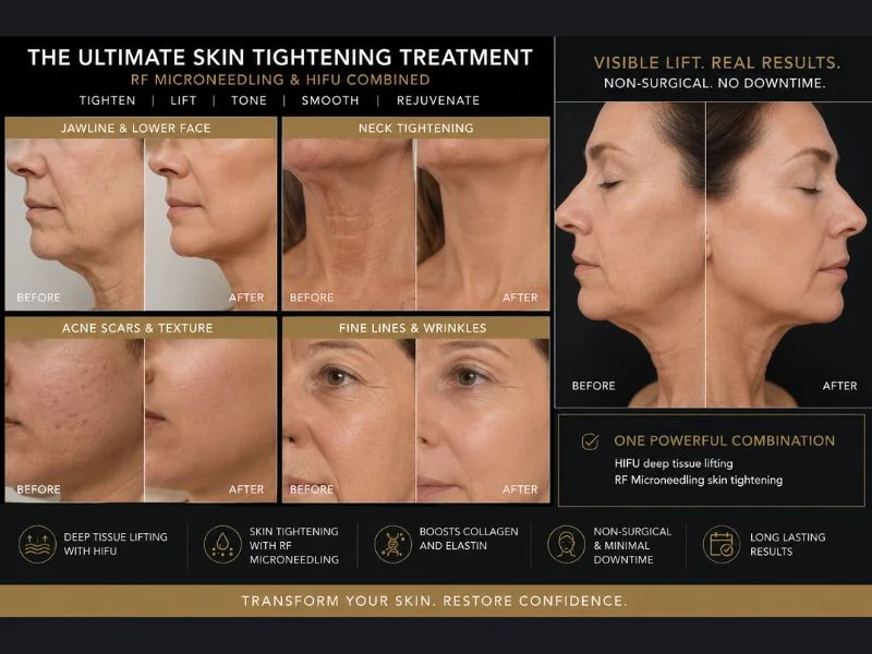 Results of combined treatment for the ultimate skin tightening treatment East Retford